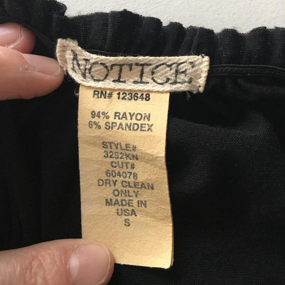 Black Ruffle Raceback Tank Top Size Small - Picture 4 of 8